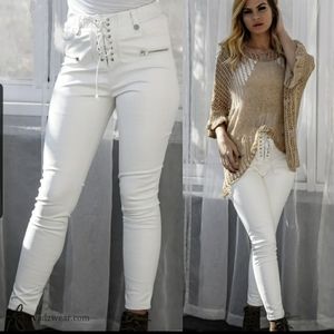 Nothing says spring like White pu leather "Give me back zippers & tieup"